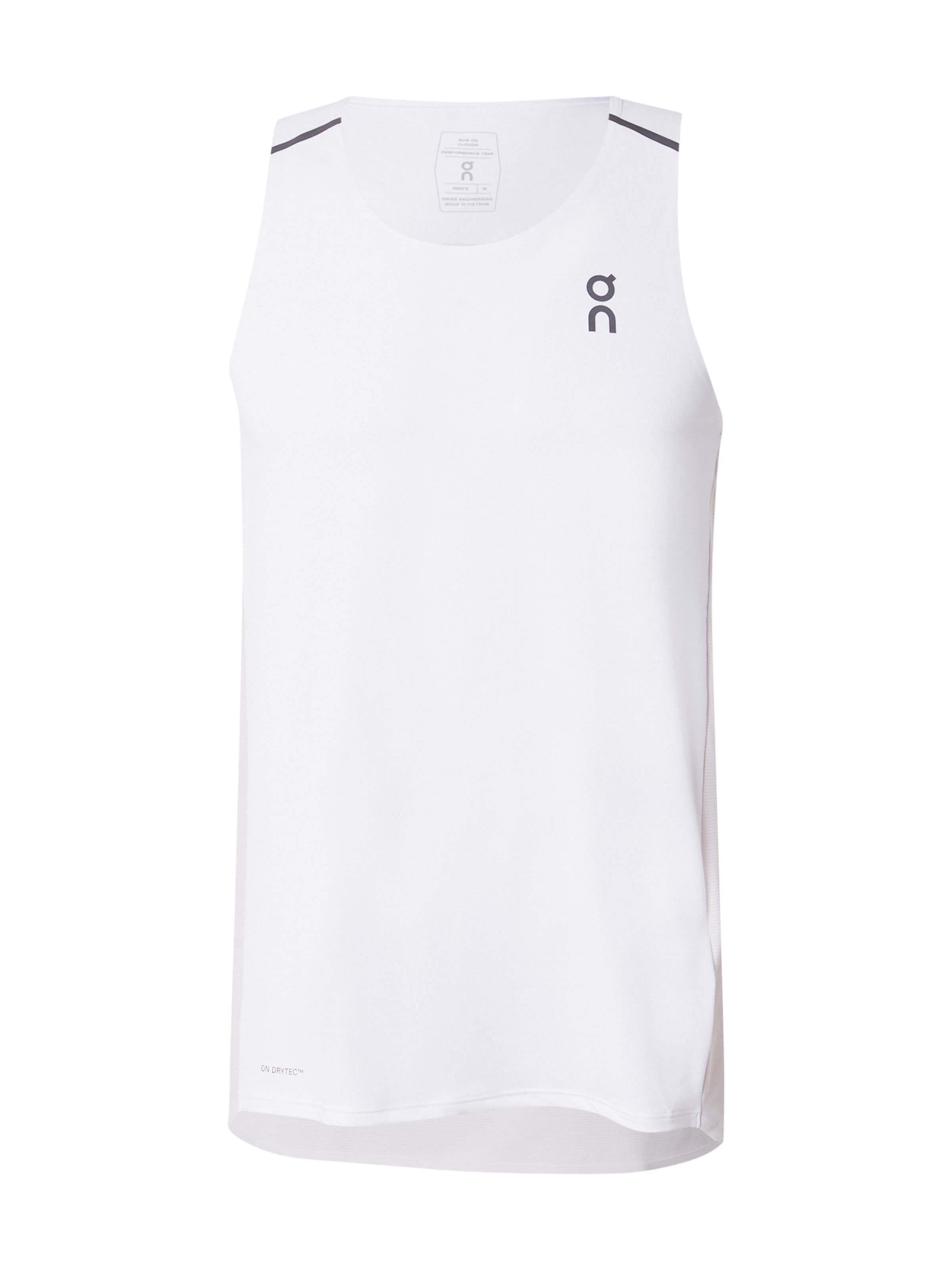 On Funktionsshirt in Weiß: Vorderseite