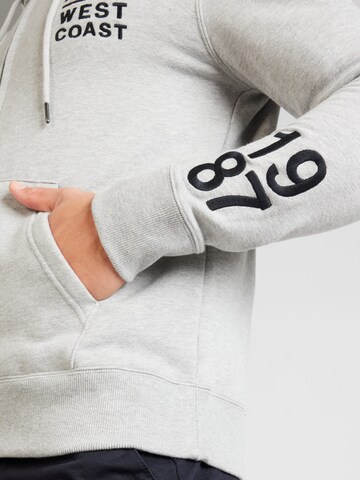 AÉROPOSTALE Sweatjacke in Grau