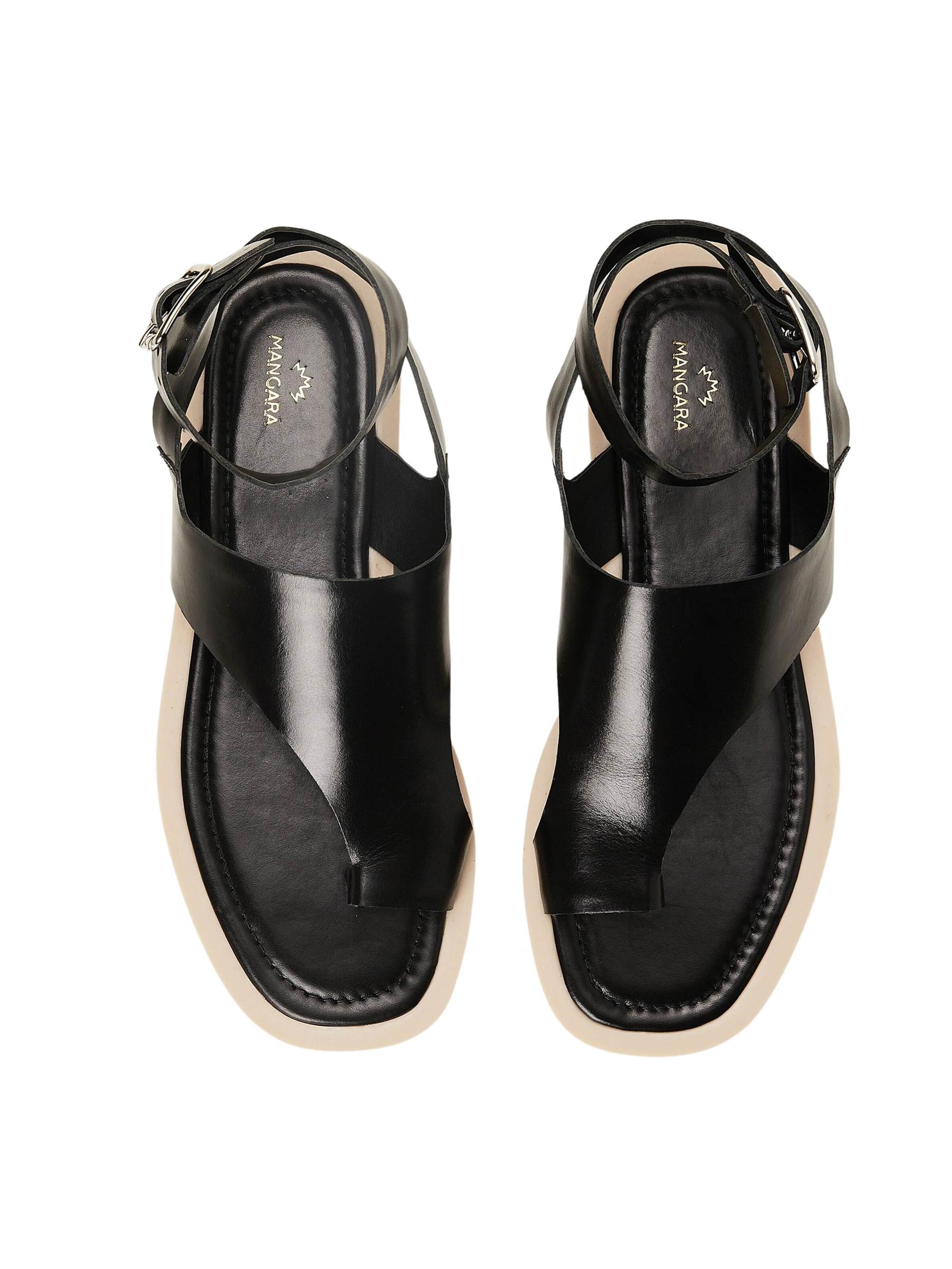 Mangara Atelier T-bar sandals 'Paineira' in Black