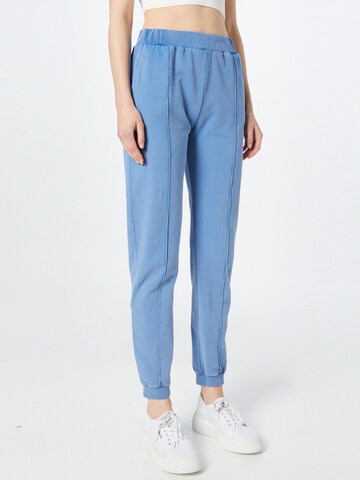 Effilé Pantalon Warehouse en bleu : devant