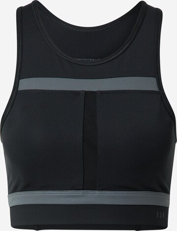 NIKE Bustier Sport-BH in Schwarz: predná strana