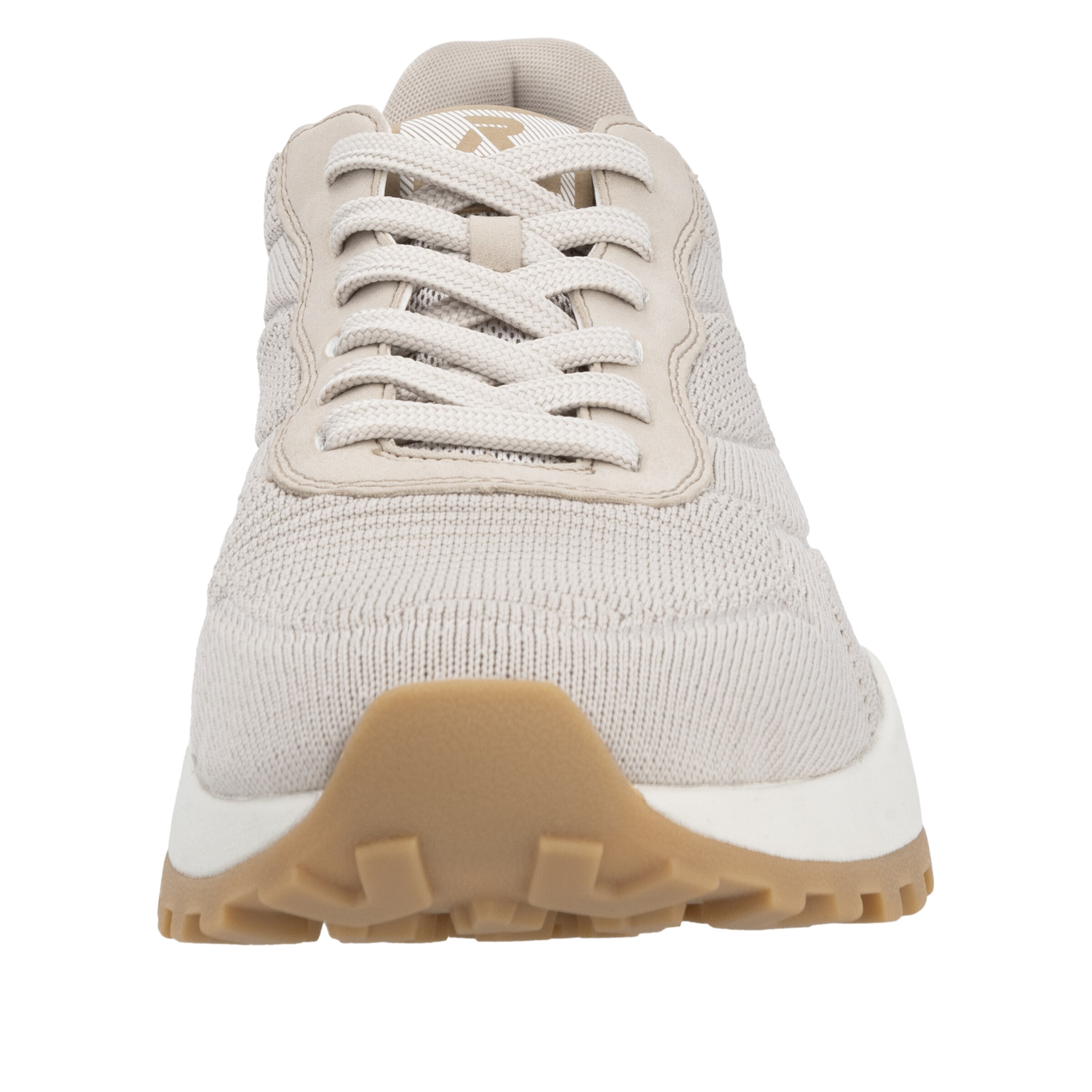 Baskets basses 'U1302' Rieker Sport en beige