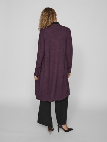VILA Gebreid vest in Lila