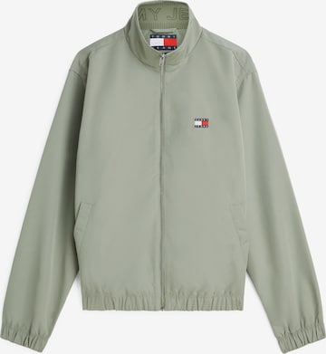 Tommy Jeans Демисезонная куртка 'ESSENTIAL' в Зеленый: спереди