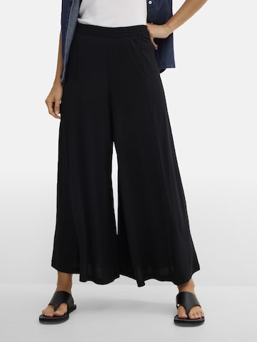 bonprix Loosefit Broek in Zwart: voorkant