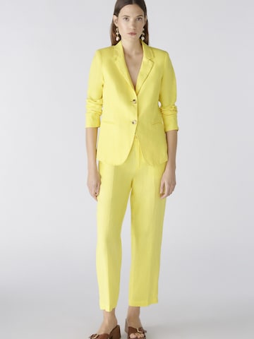 OUI Regular Pleated Pants in Yellow