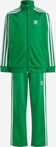 Tuta da jogging 'Adicolor Firebird' di ADIDAS ORIGINALS in verde: frontale