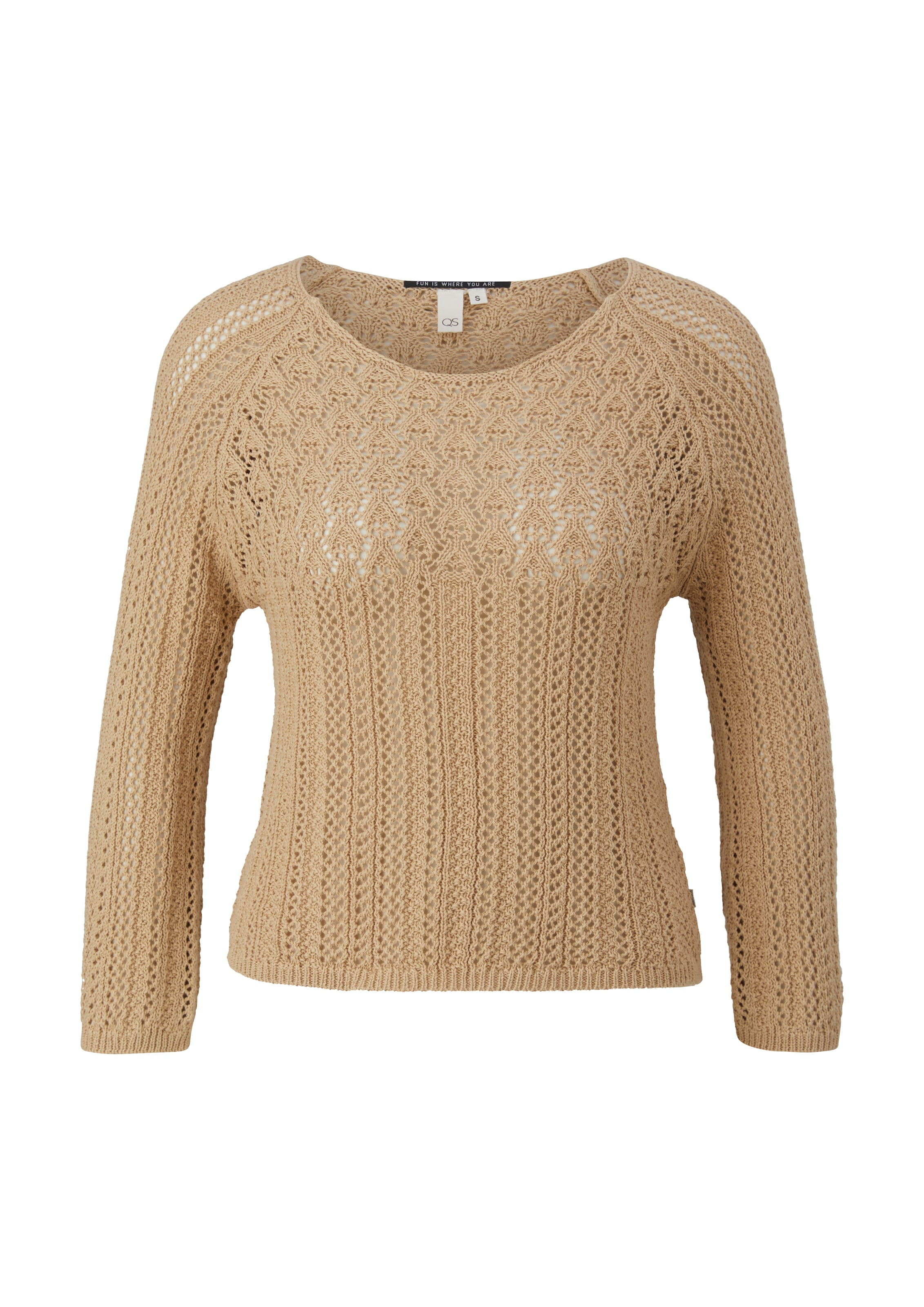 QS Pullover in Braun: Vorderseite