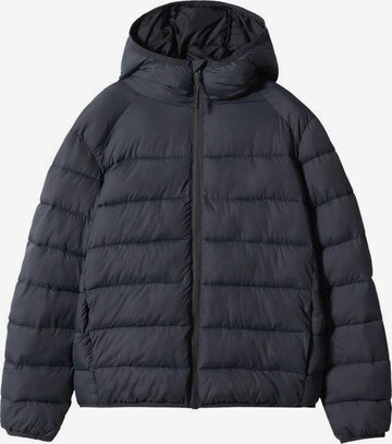 MANGO TEEN Winter Jacket 'hoodiew' in Grey: front