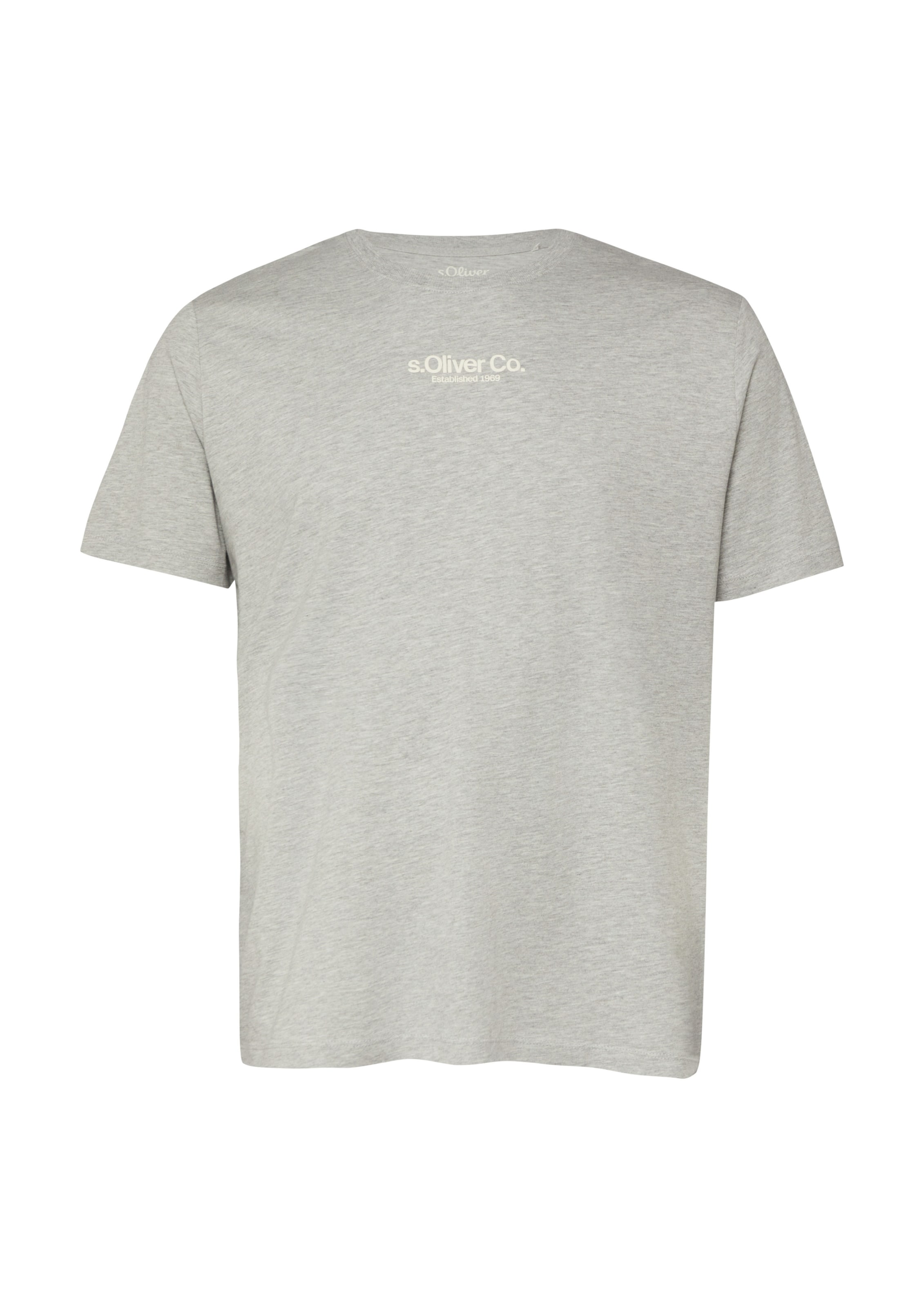 T-Shirt s.Oliver en gris : devant