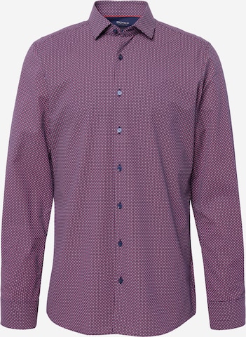 OLYMP Button Up Shirt in Purple: front