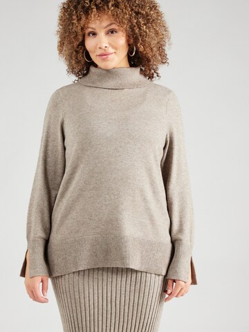 Pullover 'CARFIA' di ONLY Carmakoma in marrone: frontale