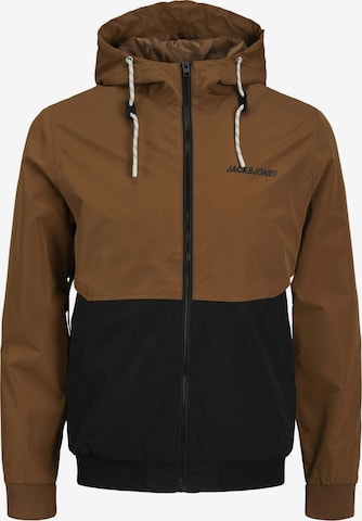 Giacca di mezza stagione 'JJRush' di JACK & JONES in marrone: frontale