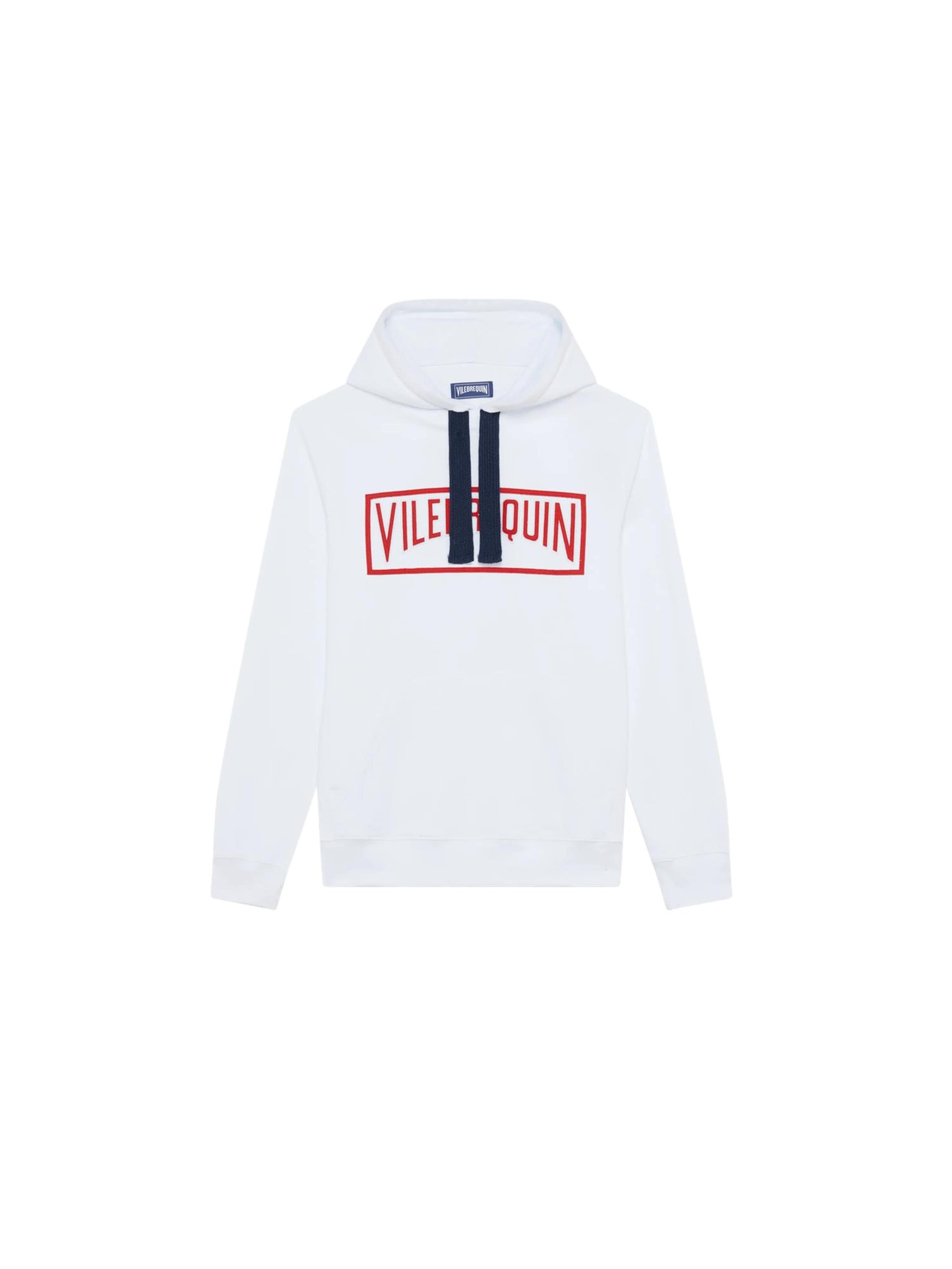 Sweat-shirt Vilebrequin en blanc : devant