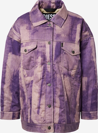 DIESEL Veste mi-saison 'SOJO' en beige / violet foncé, Vue avec produit