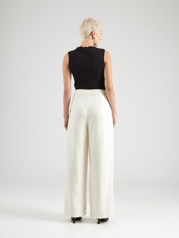 Lollys Laundry Wide leg Pleat-Front Pants 'Zola' in Beige