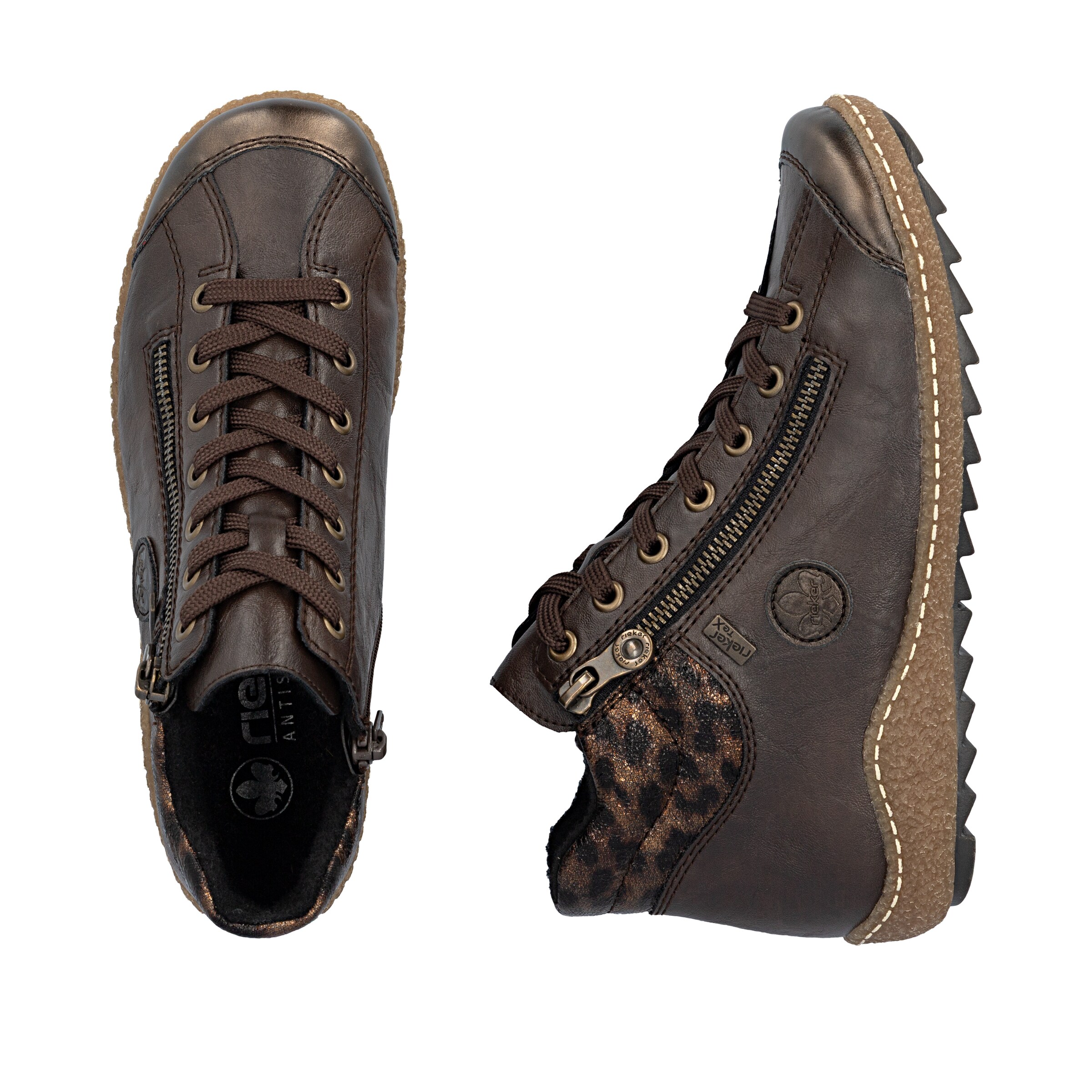Boots 'L7514' Rieker en marron