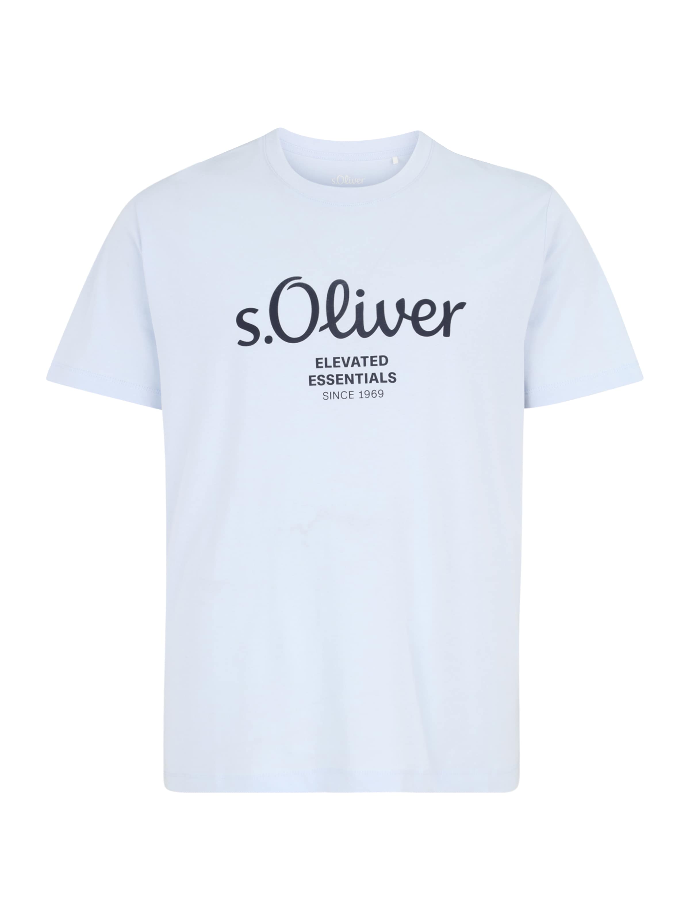 s.Oliver Shirt in Blauw: voorkant