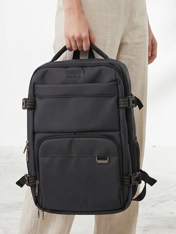Zaino 'Zaino Coveri unisex poliestere 100% - Chiusura zip e tasche laterali' di Coveri Collection in grigio