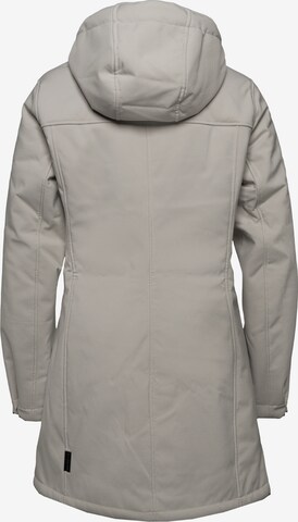 JACK WOLFSKIN Funktionsmantel 'Windy Valley' in Grau