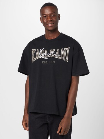 T-Shirt 'College Signature Heavy' Karl Kani en noir : devant