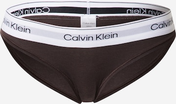 Calvin Klein Underwear Kalhotky – hnědá: přední strana