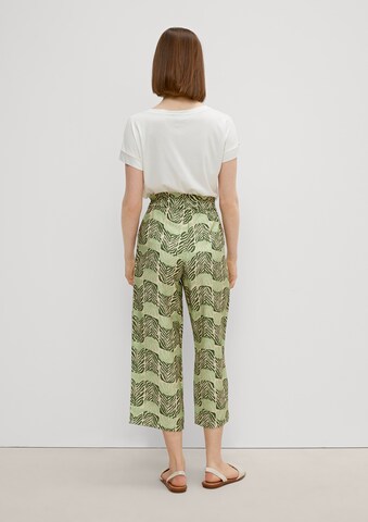 Wide Leg Pantalon COMMA en vert