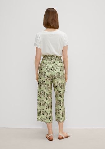 Wide Leg Pantalon COMMA en vert