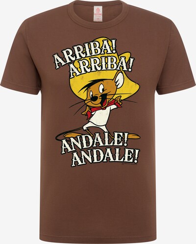 LOGOSHIRT T-Shirt 'Looney Tunes - Speedy Gonzales' in braun, Produktansicht