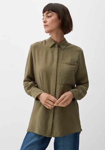 s.Oliver Blouse in Groen: voorkant