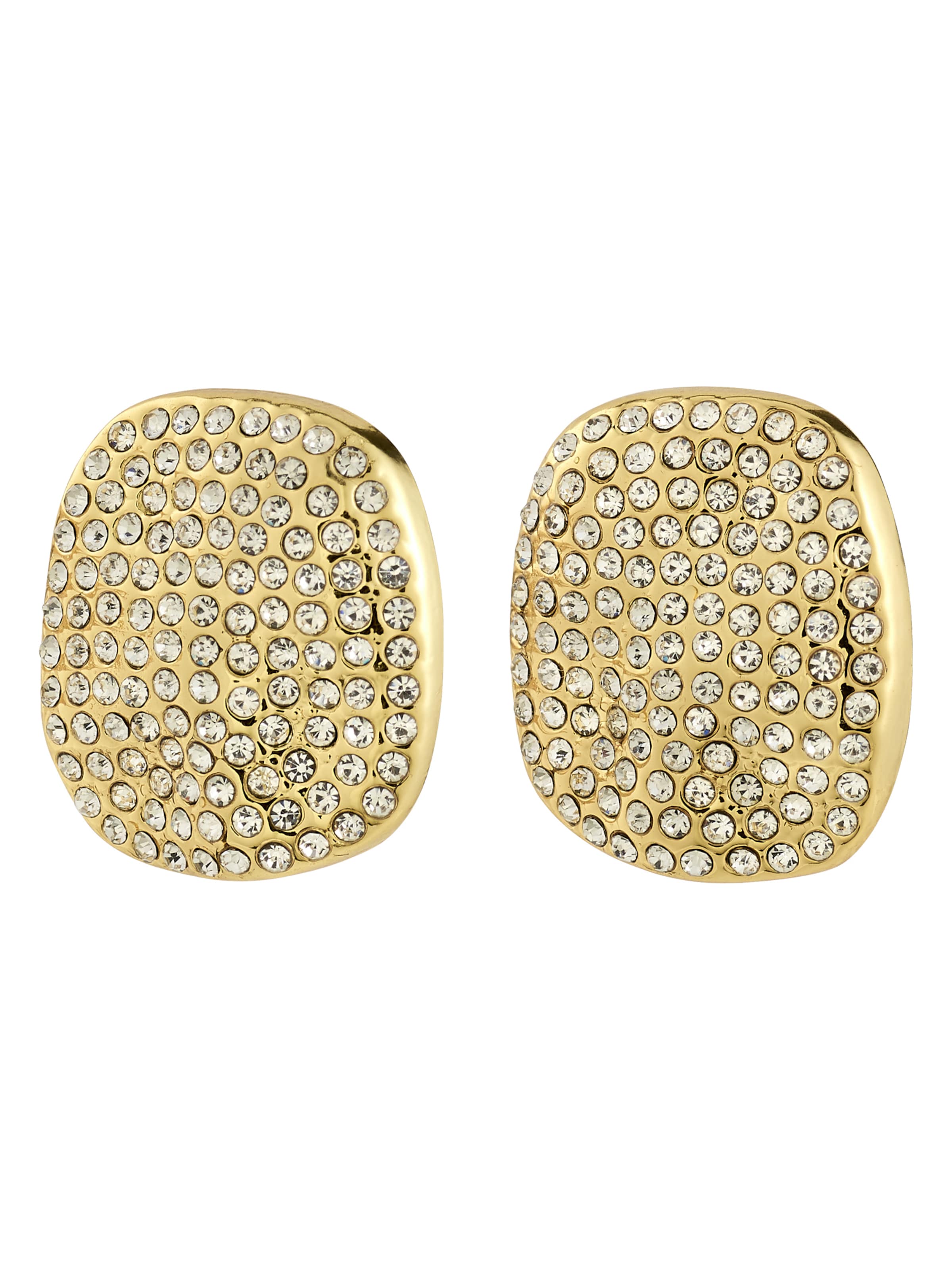 Boucles d'oreilles 'Ember' Pilgrim en or : devant