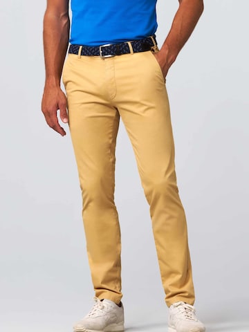 Regular Pantalon chino 'Roma' MEYER en jaune