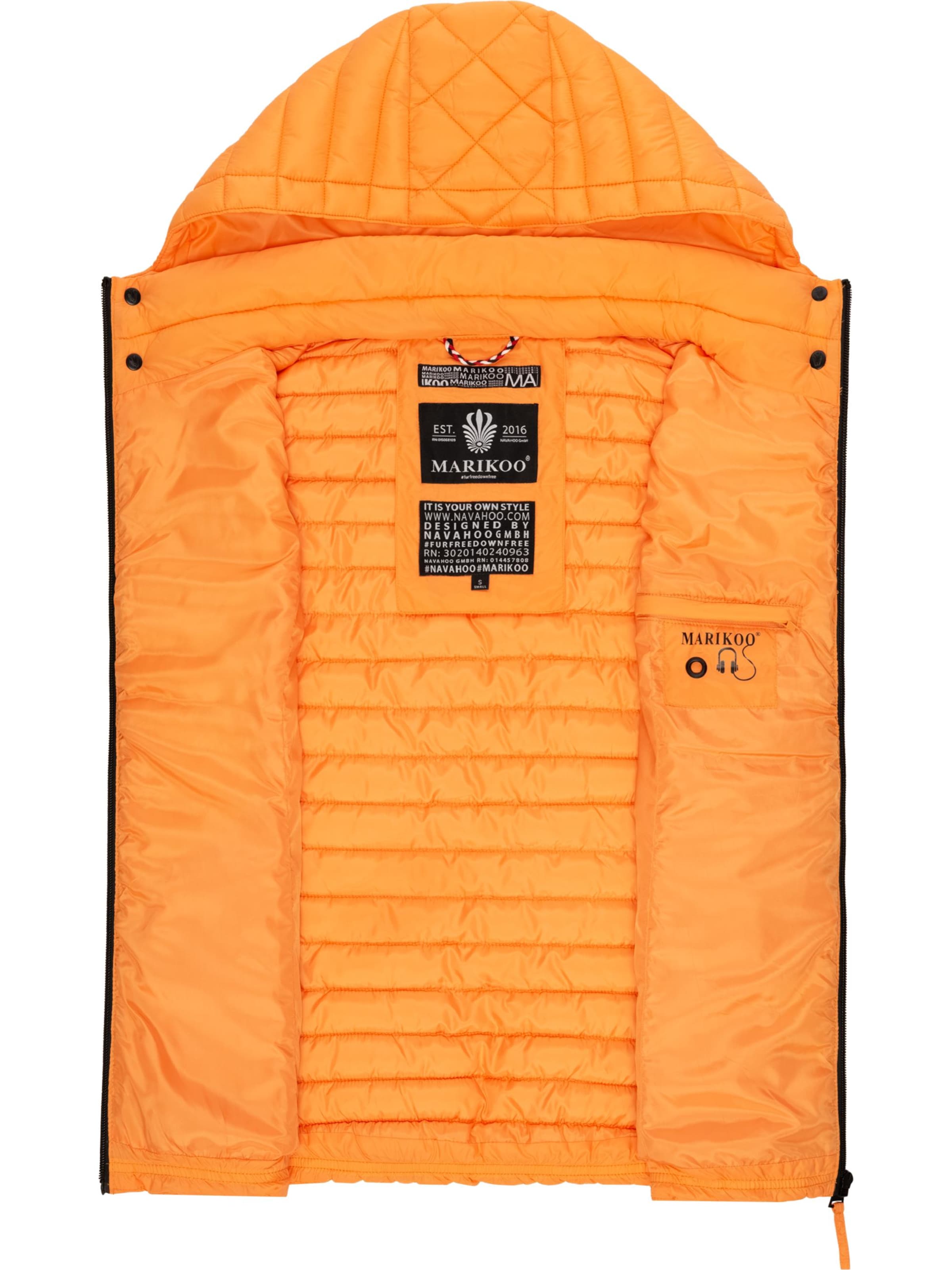MARIKOO Vest 'Hasenpfote' in Orange
