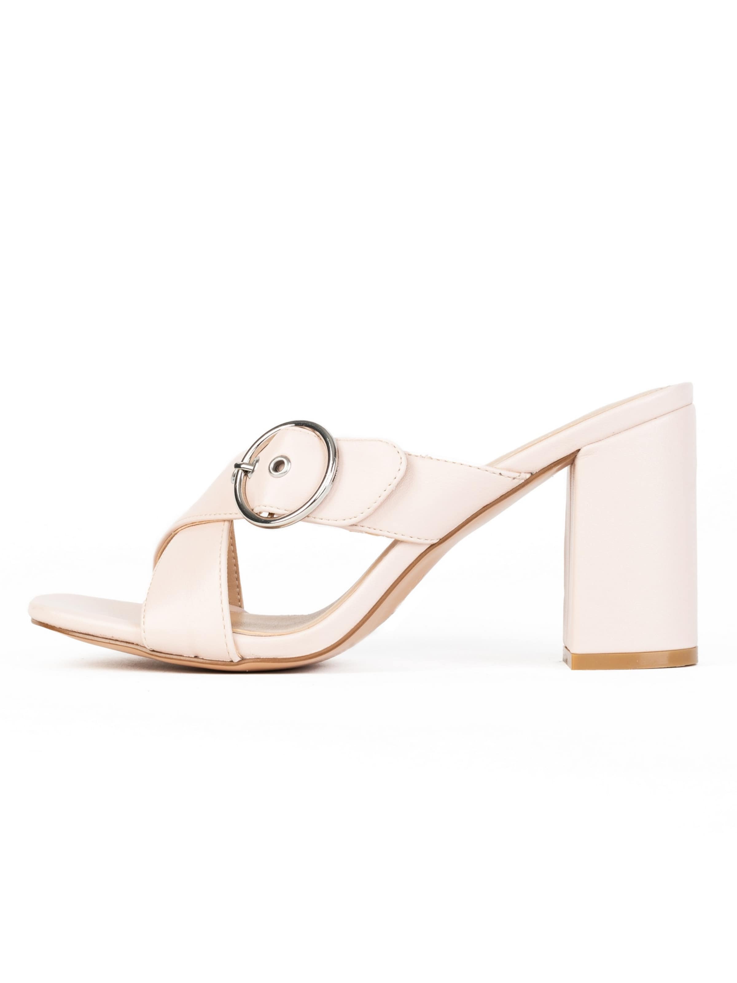 Mule 'Chene' Celena en beige : devant
