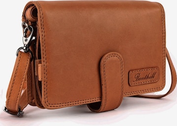 Benthill Crossbody Bag in Brown: front