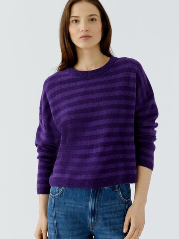 OUI Pullover in Lila: Vorderseite
