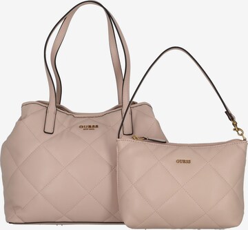 GUESS Torba shopper 'Vikky' w kolorze beżowy