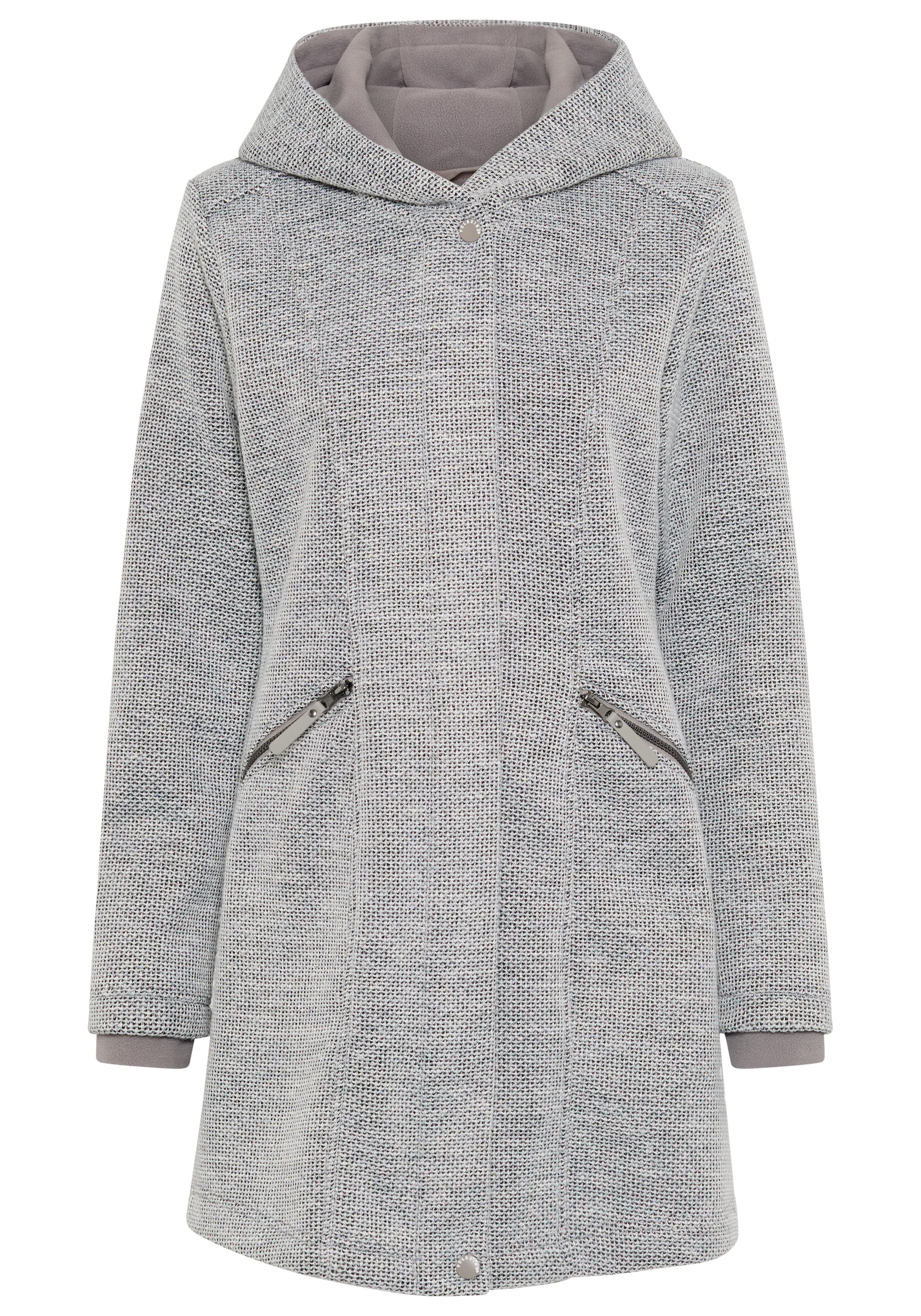 POLARINO Winter Coat 'Polarino' in Grey: front