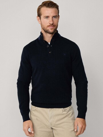 Pull-over Hackett London en bleu : devant
