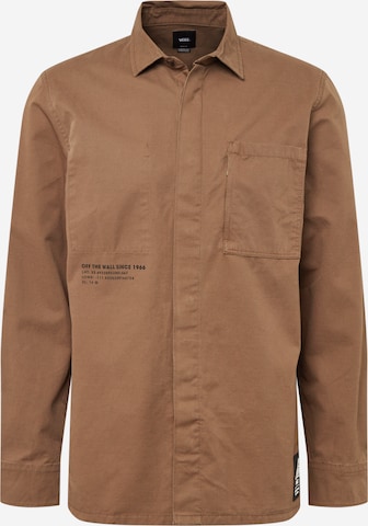 Coupe regular Chemise VANS en marron : devant