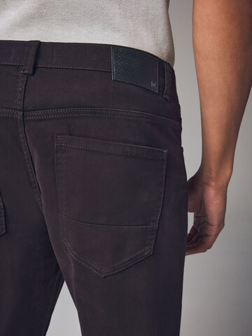 Next Slimfit Chino hlače | rdeča barva