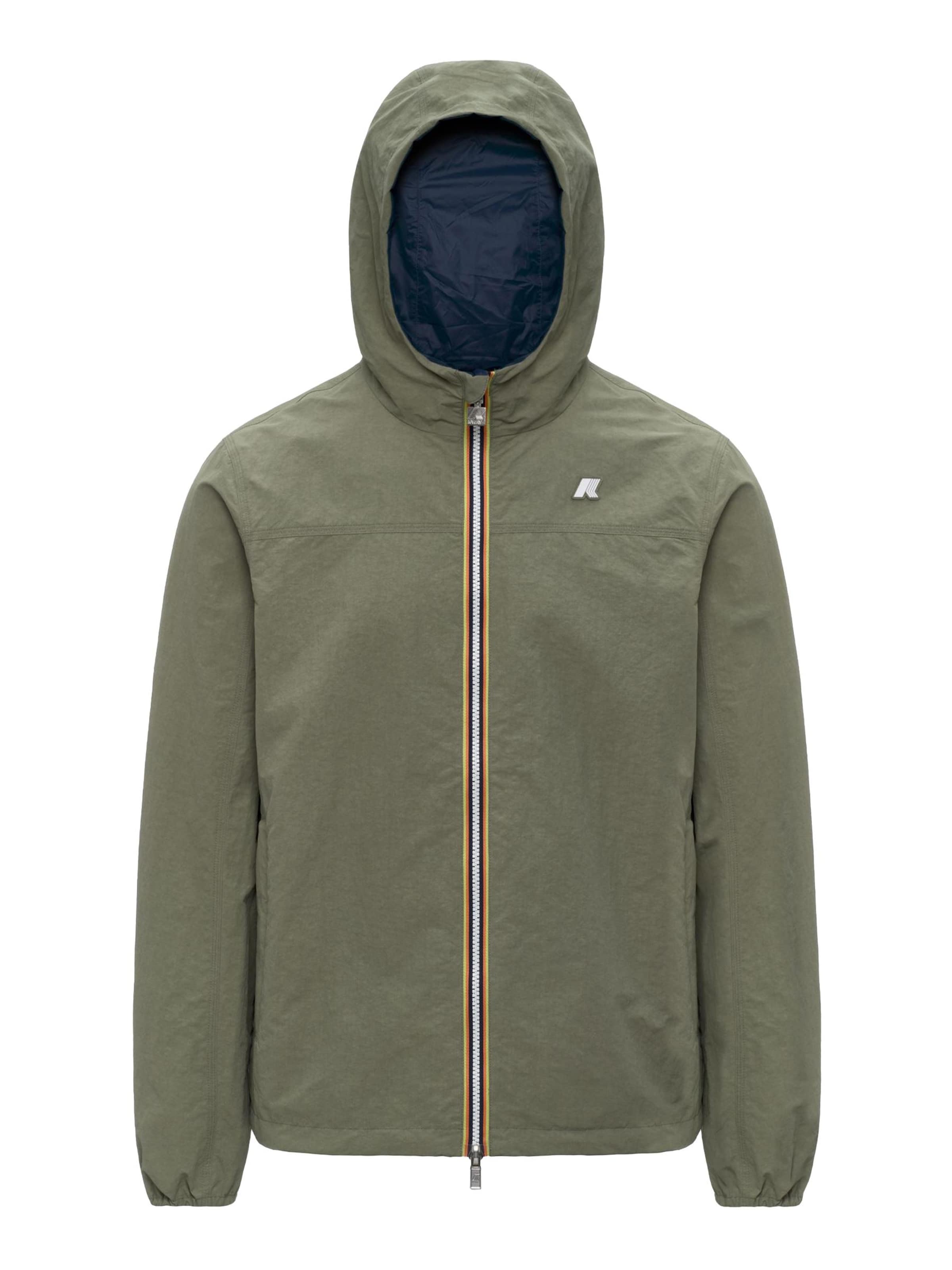 K-Way - Chaqueta de entretiempo 'K-WAY JAKE COTTON DOUBLE GIUBBINO' en azul: frente