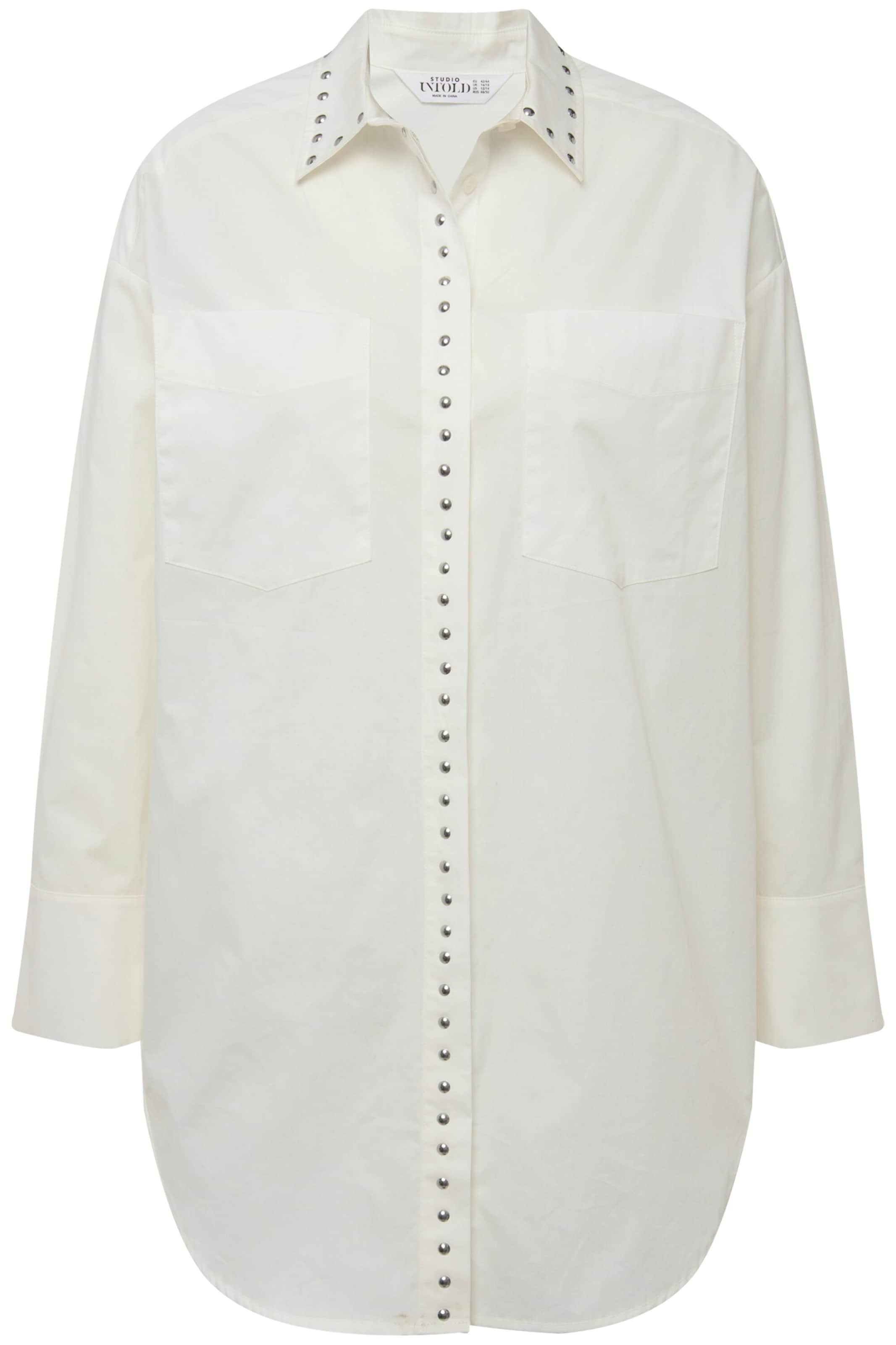 Studio Untold Bluse in Weiß: Vorderseite