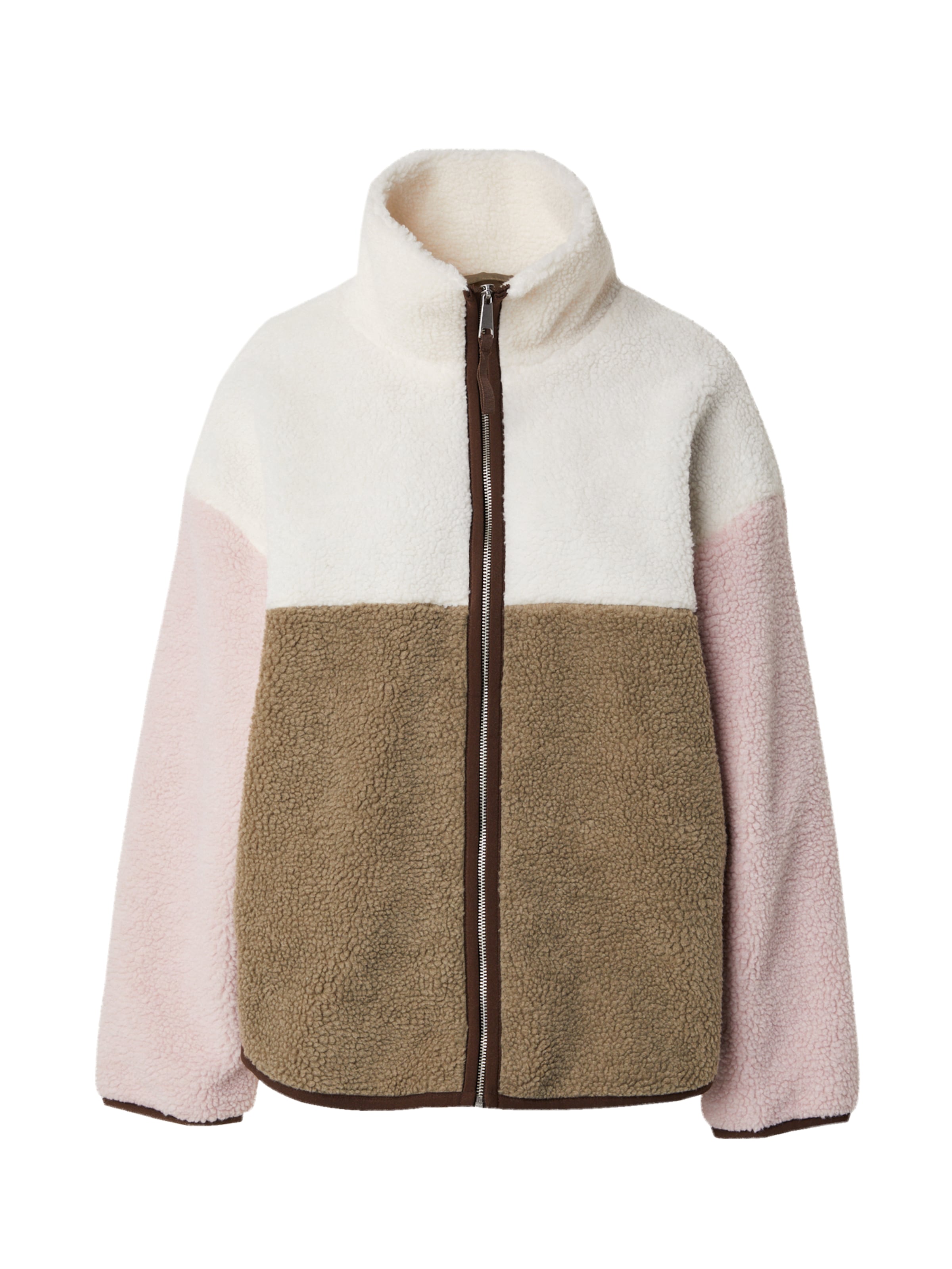 Veste en polaire Monki en vert : devant