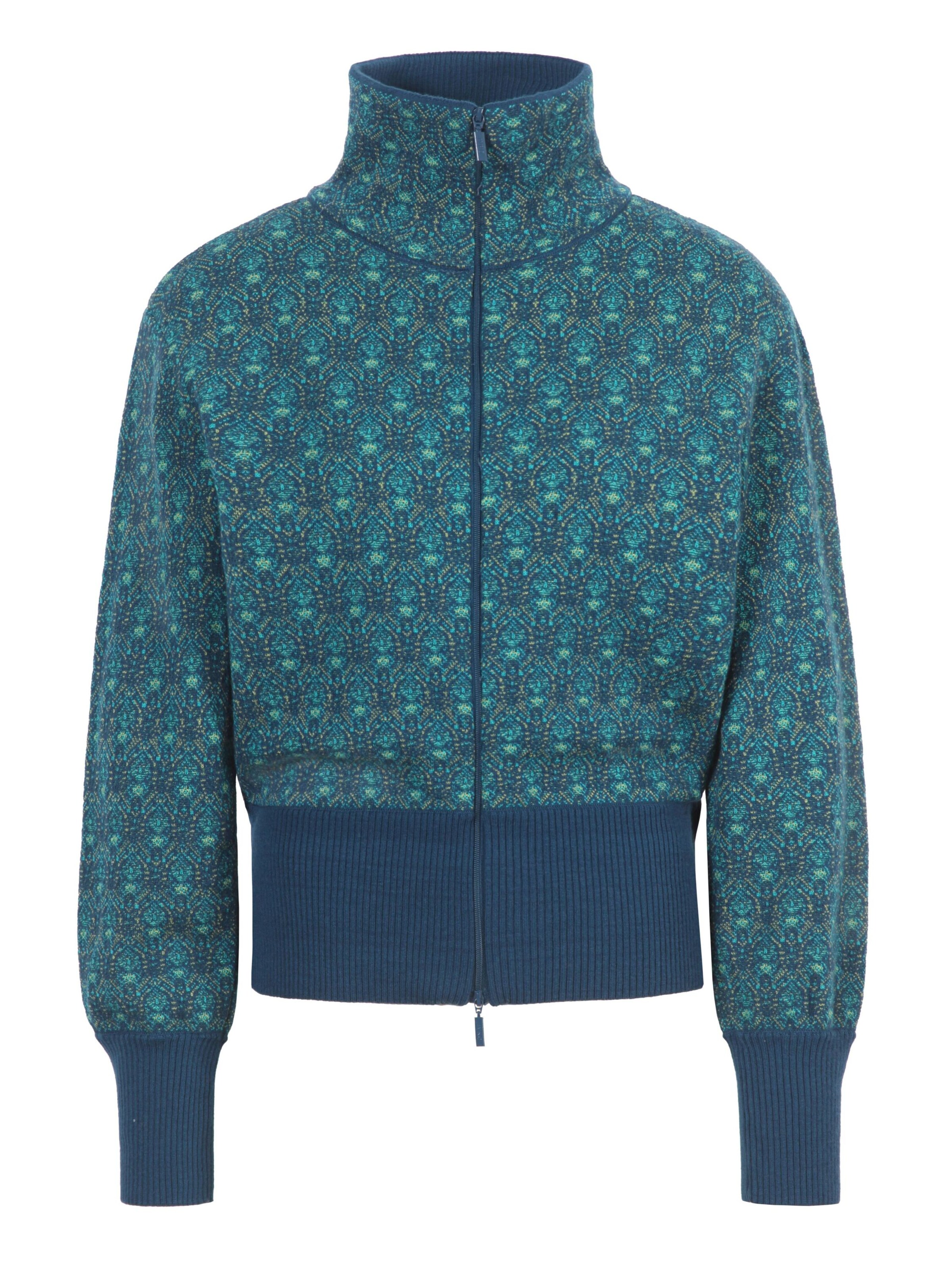 IVKO Woman Strickjacke in Blau: Vorderseite