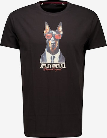 Deeluxe Shirt in Schwarz: Vorderseite