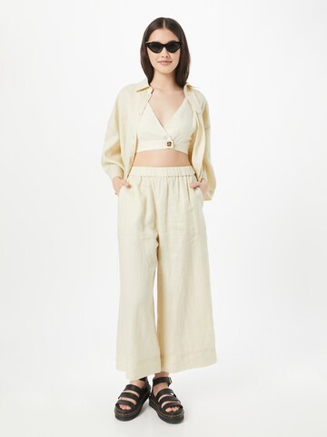 Max Mara Leisure Loose fit Pants 'EDMOND' in Beige