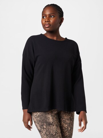 ABOUT YOU Curvy Shirt 'Henrike' in Black: front