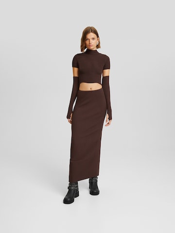 Bershka Skirt in Brown