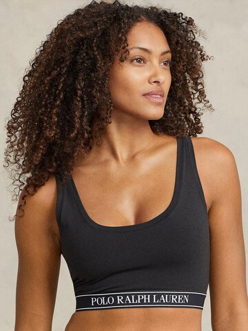 Polo Ralph Lauren Bustier BH 'Built Up Bralette' in Zwart